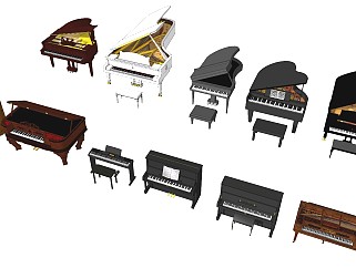 现代钢琴 各种各类钢琴集合